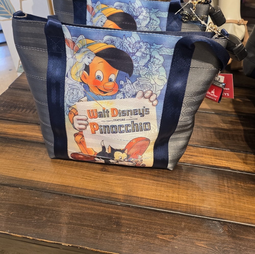 Disney Parks Harveys Pinocchio Tote Bag - Picture 4 of 11
